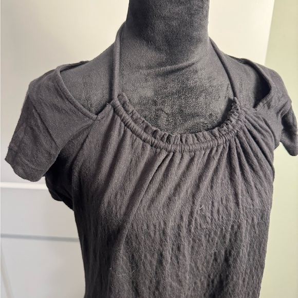 Free People Beach VIVI MINI DRESS Black Woman’s Small Beach Cover Up pockets - Picture 4 of 11